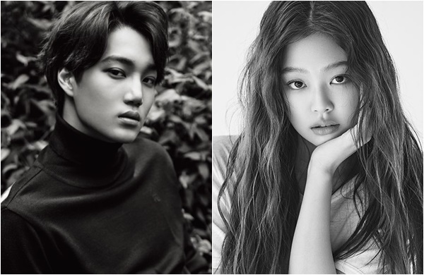 ไค(Kai) วง EXO และเจนนี่(Jennie) วง BLACKPINK