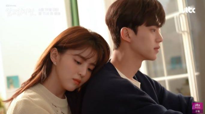 ซงคัง(Song Kang) และฮันโซฮี(Han So Hee) สร้างภาพคู่รักที่สมบูรณ์แบบเบื้องหลังของ “Nevertheless”