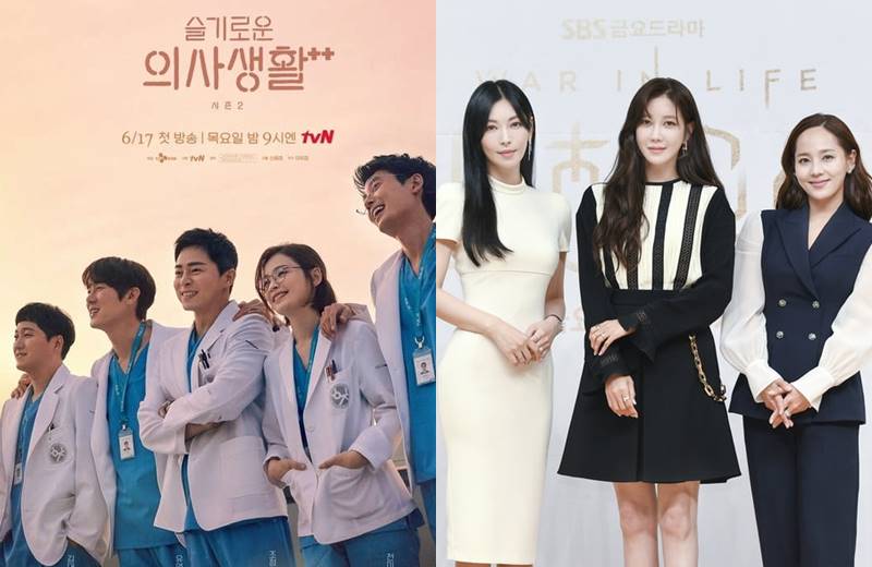“Hospital Playlist 2” ขึ้นอันดับ 1 ในรายการละครเกาหลีที่ได้รับความนิยมมากที่สุด + อันดับนักแสดงเกาหลียอดนิยมจาก “The Penthouse 3”