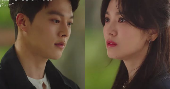 จางกียง(Jang Ki Yong) และซงฮเยคโย(Song Hye Kyo) แลกเปลี่ยนความรู้สึกท่ามกลางสายฝนสำหรับทีเซอร์ละครโรแมนติกเรื่องใหม่
