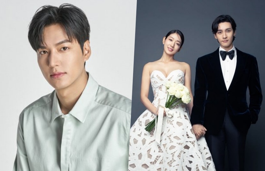 อีมินโฮ(Lee Min Ho) แสดงความยินดีกับพัคชินฮเย(Park Shin Hye) นักแสดงร่วมจากละครเรื่อง “Heirs” ในงานแต่งงานของเธอ