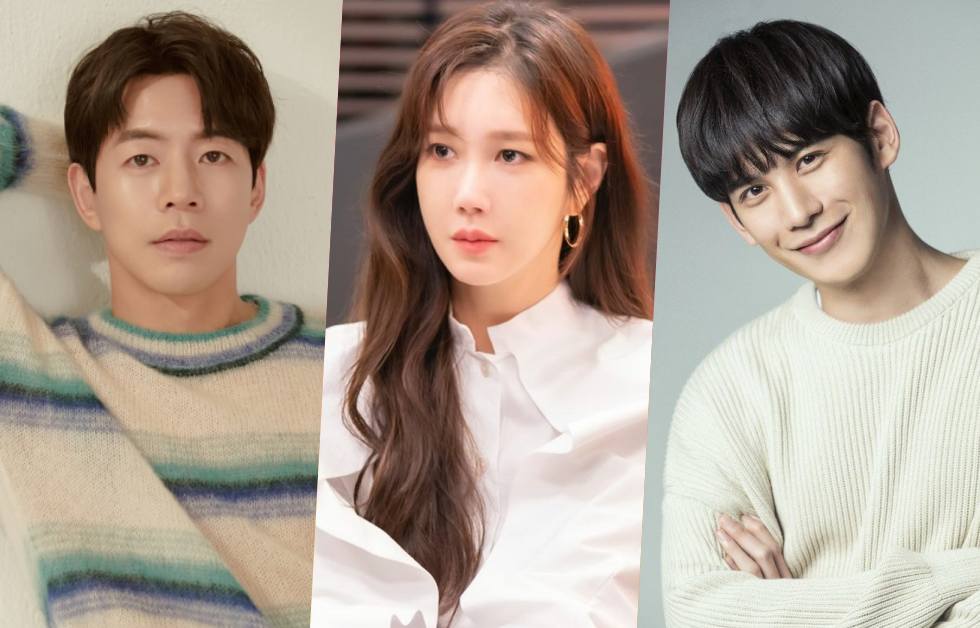 อีซังยุน(Lee Sang Yoon) และพัคกีอุง(Park Ki Woong) ร่วมกับอีจีอา(Lee Ji Ah) ในการเจรจาสำหรับละครเรื่องใหม่โดยนักเขียนเรื่อง “The Penthouse”