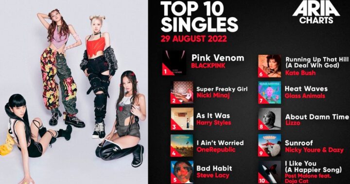 BLACKPINK สร้างประวัติศาสตร์ด้วยการเป็นเคป็อป กลุ่มแรกและกลุ่มเดียวที่เดบิวต์ที่อันดับ 1 บน ARIA Singles Chart ด้วย “PINK VENOM”