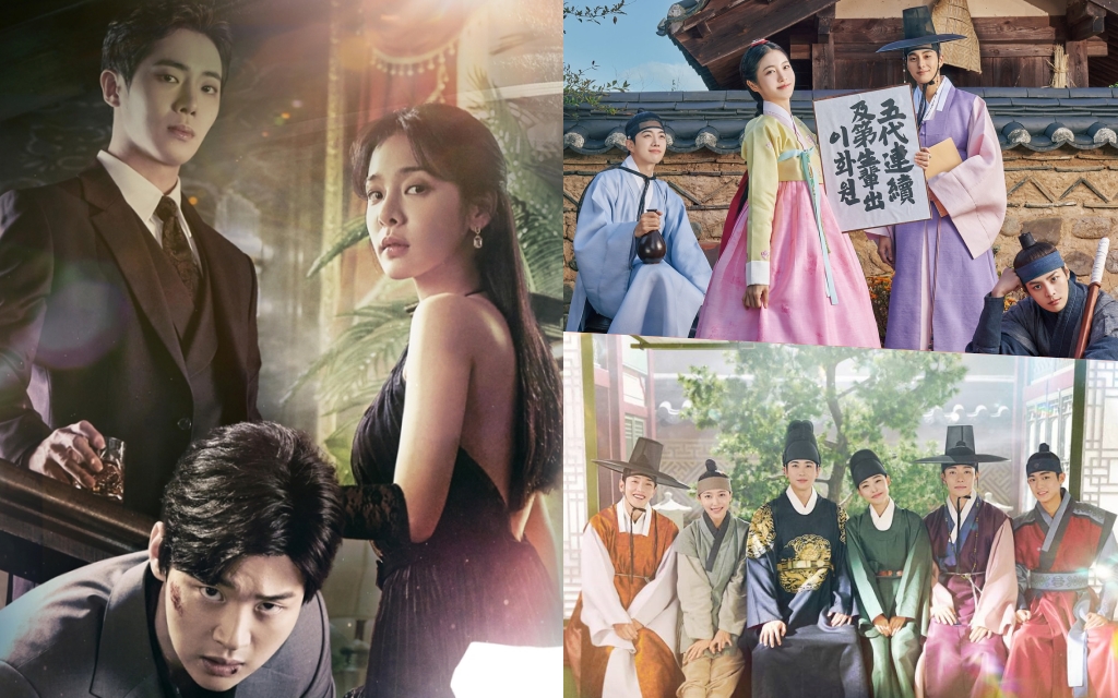 “Oasis” ยังคงครองอันดับ 1 ในเรตติ้ง ตามด้วย “The Secret Romantic Guesthouse” และ “Your Blooming Youth”